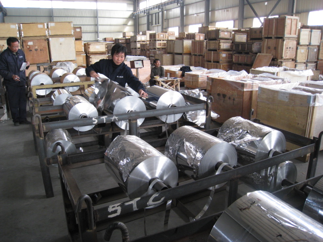 production of aluminum foil