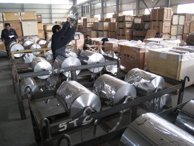 production of aluminum foil