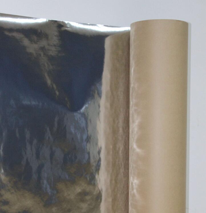 Metallised aluminium foil