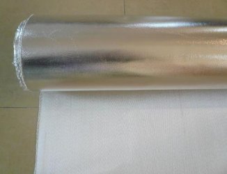 Aluminum foil composite fiberglass cloth