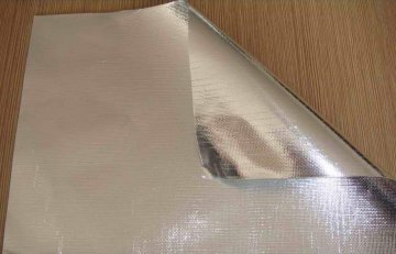 Aluminum foil composite glass fiber cloth