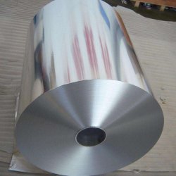 Precoated aluminum foil