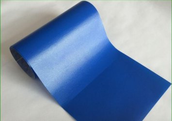 Blue coated aluminum foil