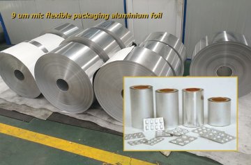 9 um mic flexible packaging aluminium foil